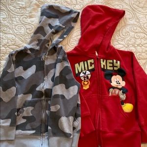 Two boys hoodies